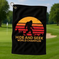 Hide And Seek World Champion Bigfoot Is Real Golf Towel