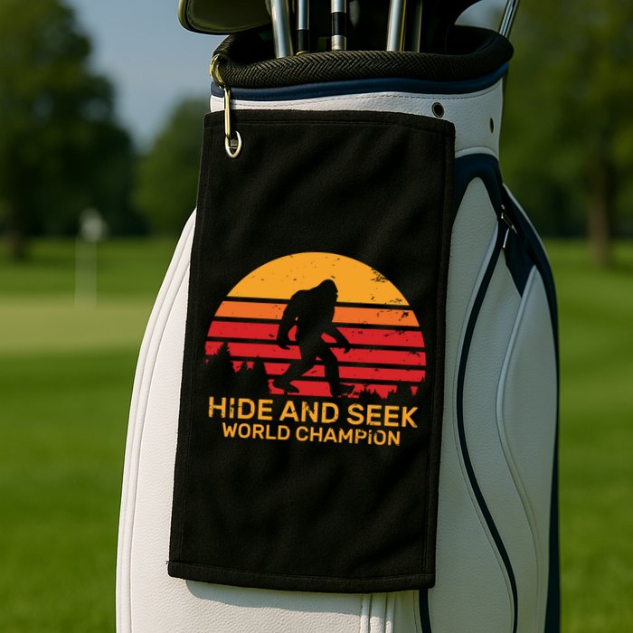 Hide And Seek World Champion Bigfoot Is Real Golf Towel