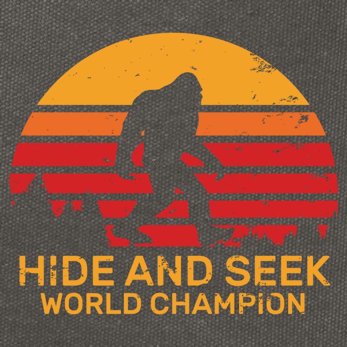 Hide And Seek World Champion Bigfoot Is Real Cotton Canvas Backpack