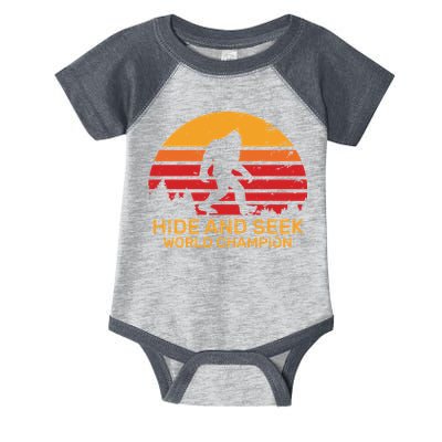 Hide And Seek World Champion Bigfoot Is Real Infant Baby Jersey Bodysuit