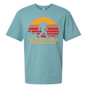 Hide And Seek World Champion Bigfoot Is Real Sueded Cloud Jersey T-Shirt