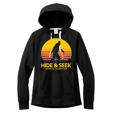 Hide and Seek World Champion Sasquatch Women's Fleece Hoodie