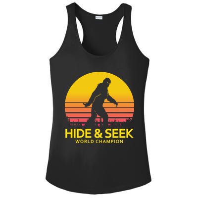 Hide and Seek World Champion Sasquatch Ladies PosiCharge Competitor Racerback Tank