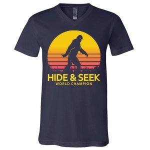 Hide and Seek World Champion Sasquatch V-Neck T-Shirt