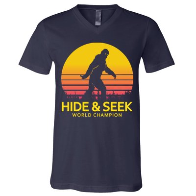 Hide and Seek World Champion Sasquatch V-Neck T-Shirt