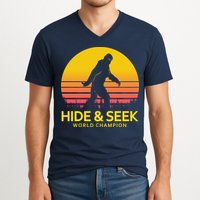 Hide and Seek World Champion Sasquatch V-Neck T-Shirt