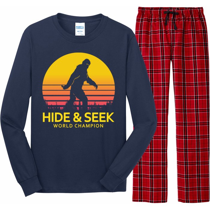 Hide and Seek World Champion Sasquatch Long Sleeve Pajama Set