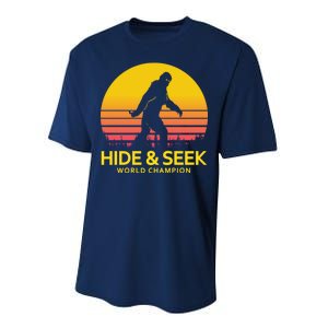 Hide and Seek World Champion Sasquatch Performance Sprint T-Shirt