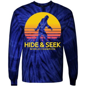 Hide and Seek World Champion Sasquatch Tie-Dye Long Sleeve Shirt