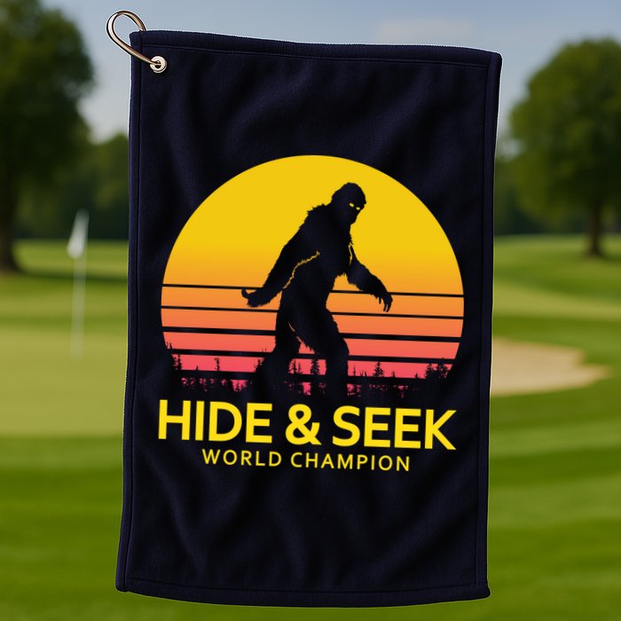 Hide and Seek World Champion Sasquatch Golf Towel