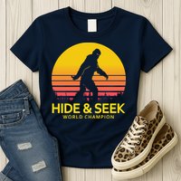 Hide and Seek World Champion Sasquatch Womens T-Shirt