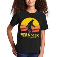 Hide and Seek World Champion Sasquatch Kids T-Shirt