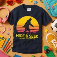 Hide and Seek World Champion Sasquatch Kids T-Shirt