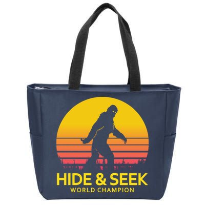 Hide and Seek World Champion Sasquatch Zip Tote Bag