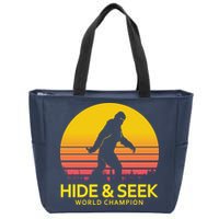 Hide and Seek World Champion Sasquatch Zip Tote Bag