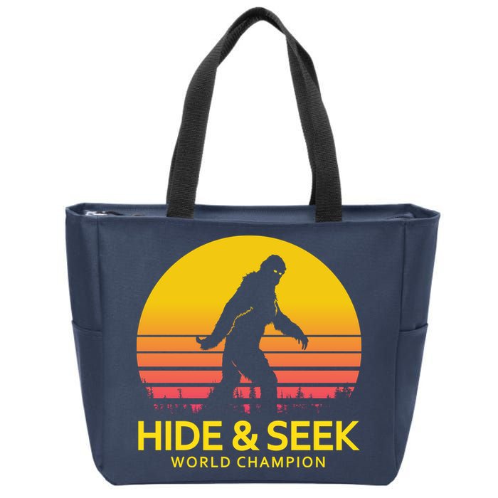 Hide and Seek World Champion Sasquatch Zip Tote Bag