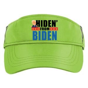 Hiden' From Biden Pro Trump Adult Drive Performance Visor