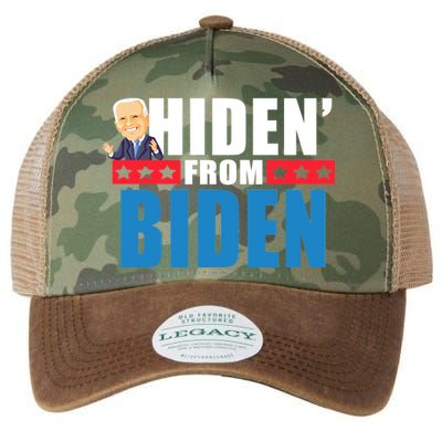 Hiden' From Biden Pro Trump Legacy Tie Dye Trucker Hat