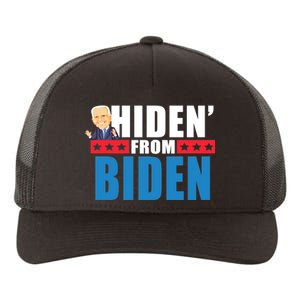 Hiden' From Biden Pro Trump Yupoong Adult 5-Panel Trucker Hat