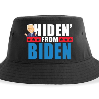 Hiden' From Biden Pro Trump Sustainable Bucket Hat