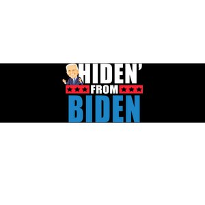 Hiden' From Biden Pro Trump Bumper Sticker