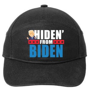 Hiden' From Biden Pro Trump 7-Panel Snapback Hat