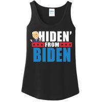 Hiden' From Biden Pro Trump Ladies Essential Tank