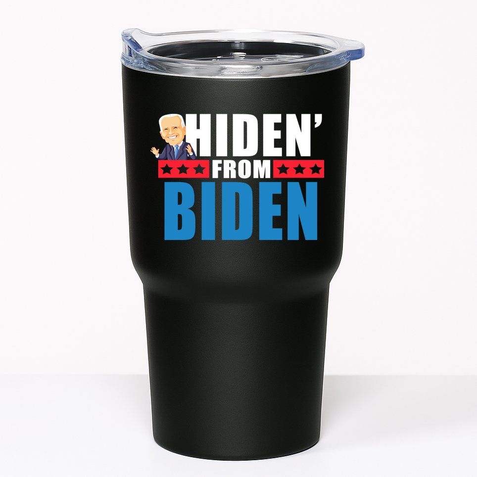 Hiden' From Biden Pro Trump Tumbler