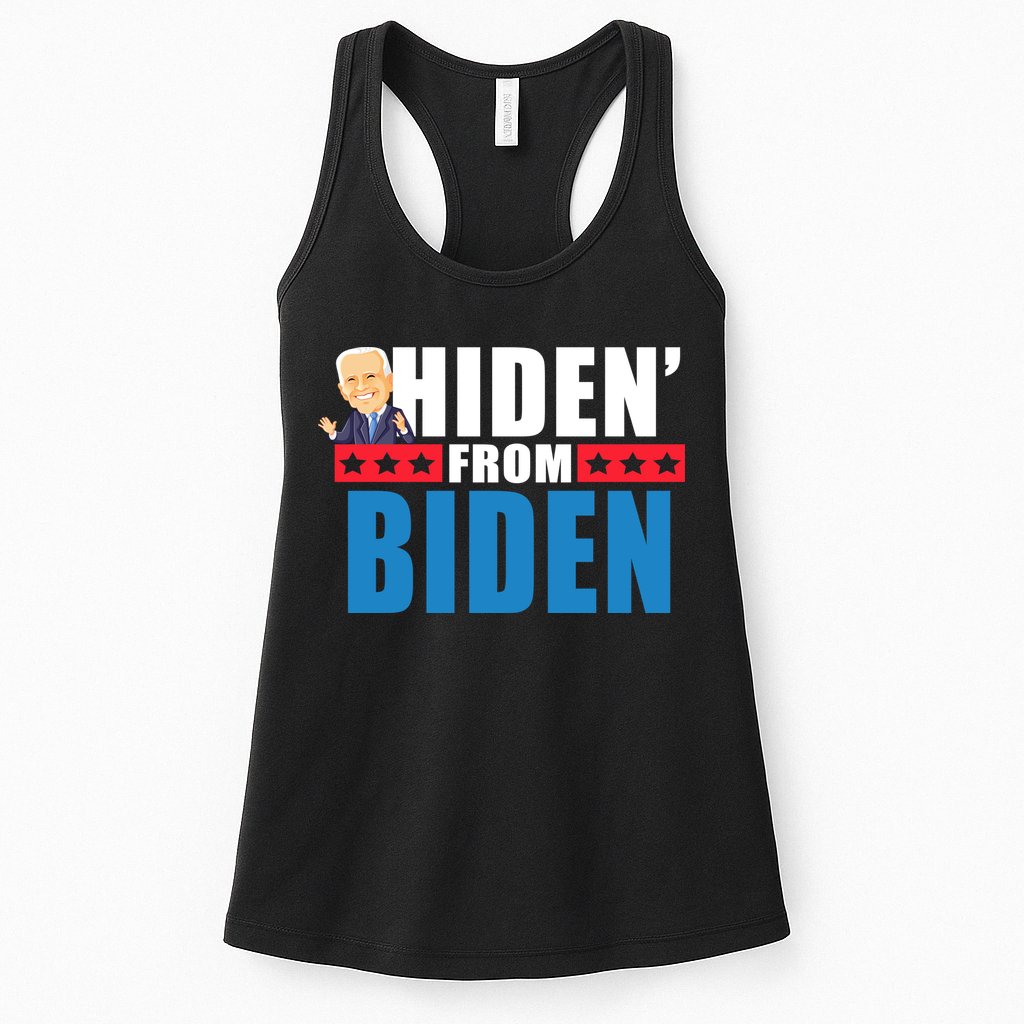 Hiden' From Biden Pro Trump Womens Tank Top