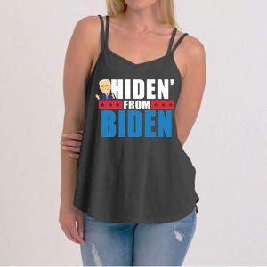 Hiden' From Biden Pro Trump Women's Strappy Tank