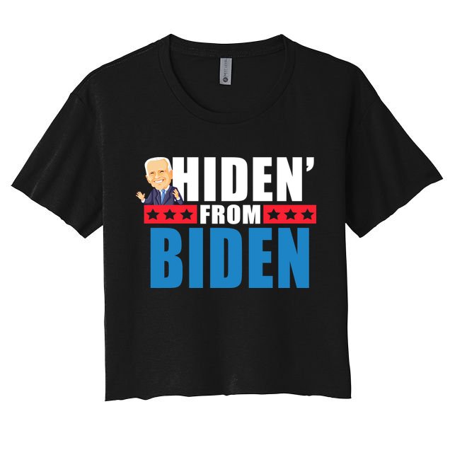 Hiden' From Biden Pro Trump Crop Top