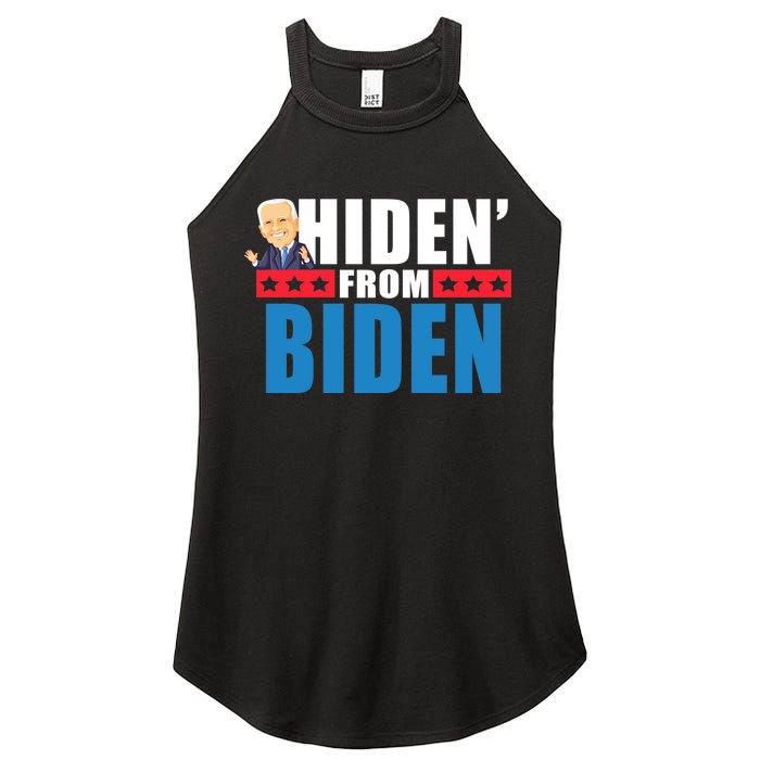 Hiden' From Biden Pro Trump Women's Perfect Tri Rocker Tank