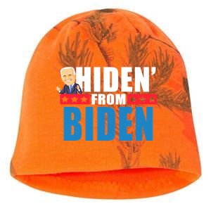 Hiden' From Biden Pro Trump Kati - Camo Knit Beanie