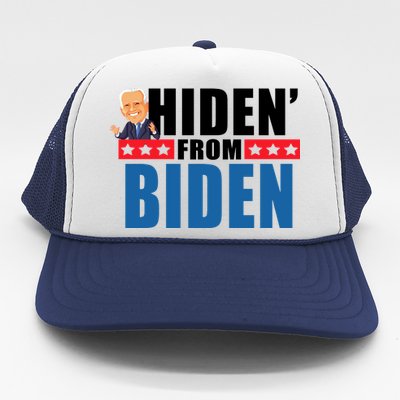 Hiden' From Biden Pro Trump Trucker Hat