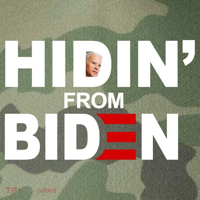 Hidin' From Biden  Legacy Tie Dye Trucker Hat