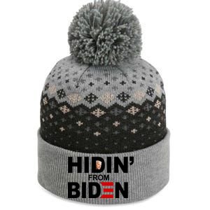 Hidin' From Biden  The Baniff Cuffed Pom Beanie