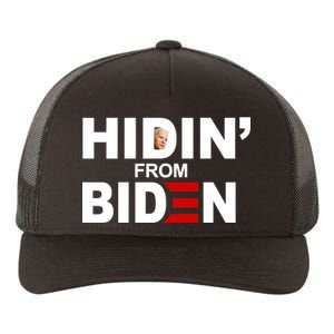 Hidin' From Biden  Yupoong Adult 5-Panel Trucker Hat