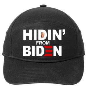 Hidin' From Biden  7-Panel Snapback Hat