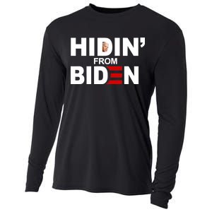 Hidin' From Biden  Cooling Performance Long Sleeve Crew