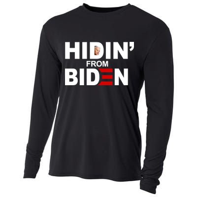 Hidin' From Biden  Cooling Performance Long Sleeve Crew