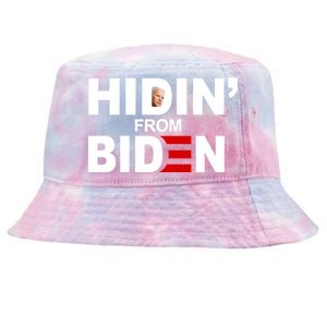 Hidin' From Biden  Tie-Dyed Bucket Hat