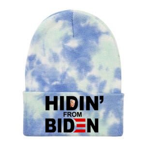 Hidin' From Biden  Tie Dye 12in Knit Beanie