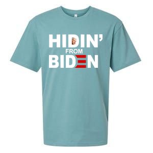 Hidin' From Biden  Sueded Cloud Jersey T-Shirt