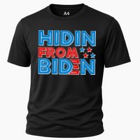 Hidin From Biden Pro Trump Funny Cooling Performance Crew T-Shirt