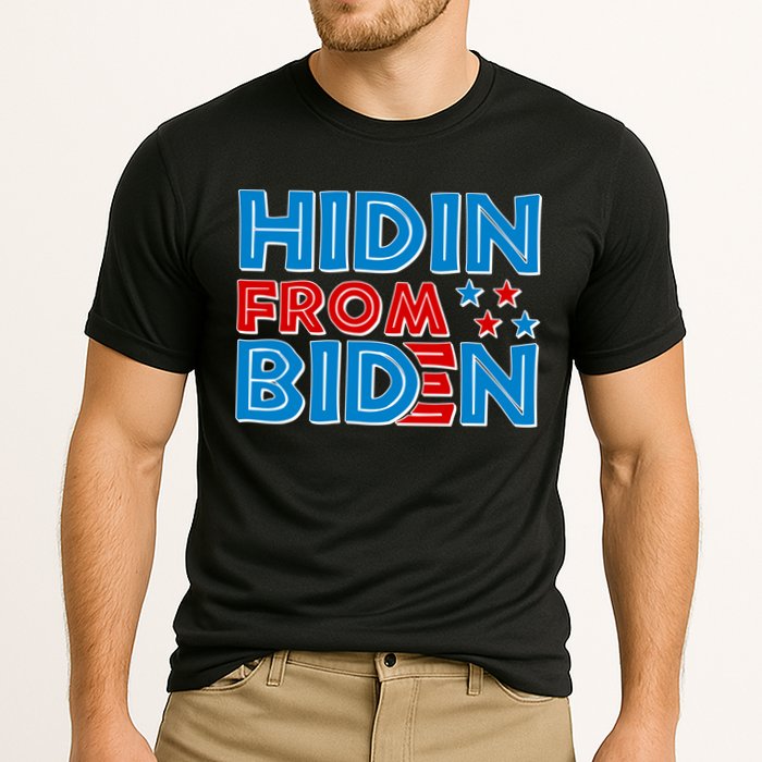 Hidin From Biden Pro Trump Funny Cooling Performance Crew T-Shirt