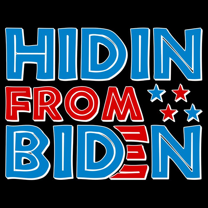 Hidin From Biden Pro Trump Funny Cooling Performance Crew T-Shirt
