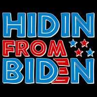 Hidin From Biden Pro Trump Funny Baby Bodysuit