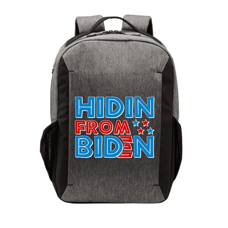 Hidin From Biden Pro Trump Funny Vector Backpack