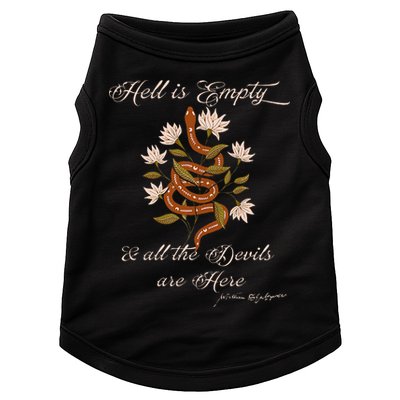 Hell Is Empty And All The Devils Are Here Shakespeare Doggie Tank