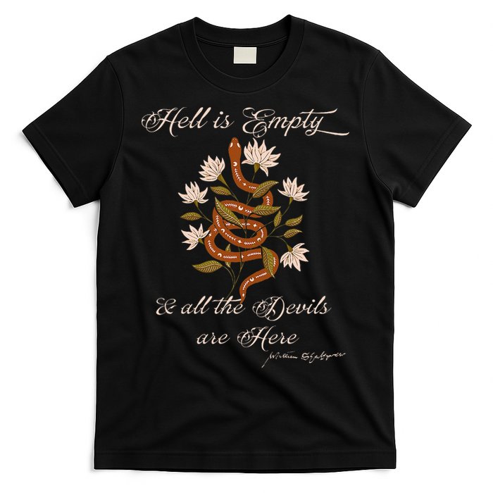 Hell Is Empty And All The Devils Are Here Shakespeare T-Shirt